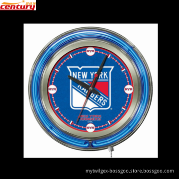 wholesale china factory price custom neon lighted wall clock